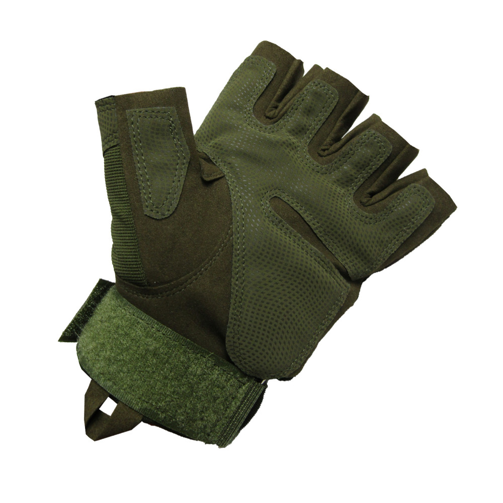 Short finger gloves with protection 