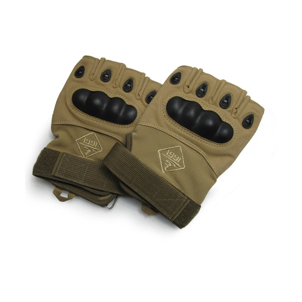 Перчатки короткопалые с защитой "1991" Khaki