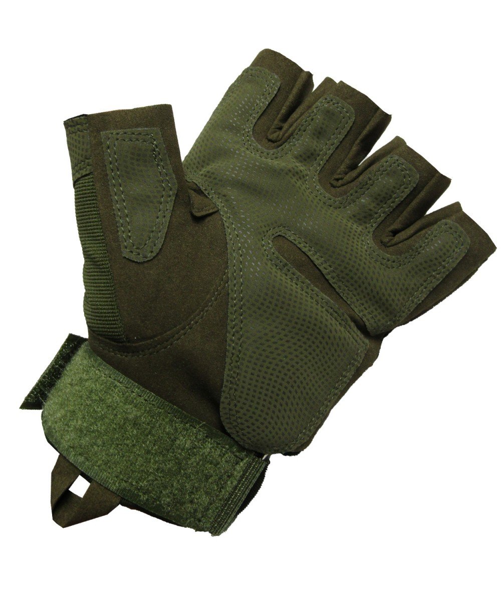 Рукавиці короткопалі з захистом "1991" Green