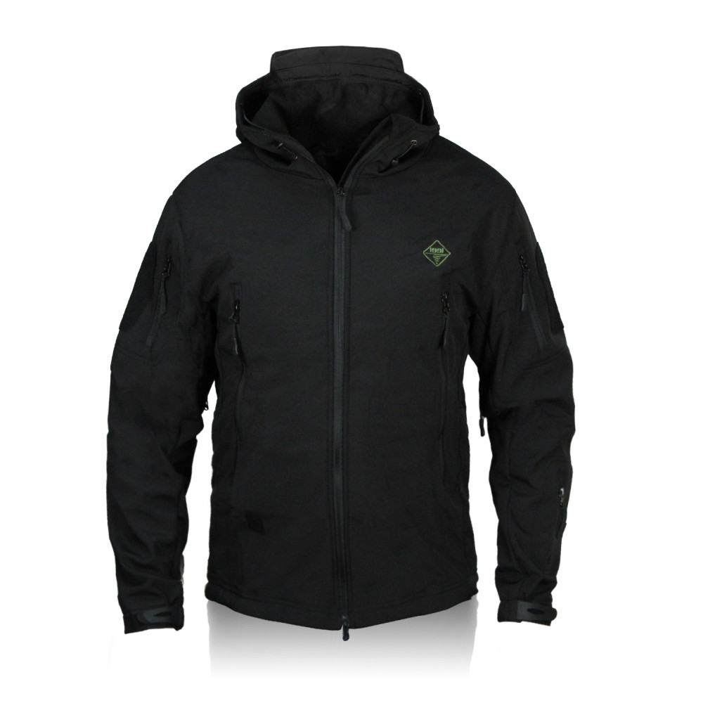 Tactical Waterproof Jacket SoftShell "1991" (Black)