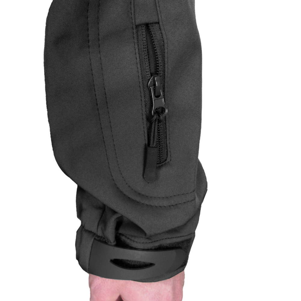 Tactical Waterproof Jacket SoftShell "1991" (Black)
