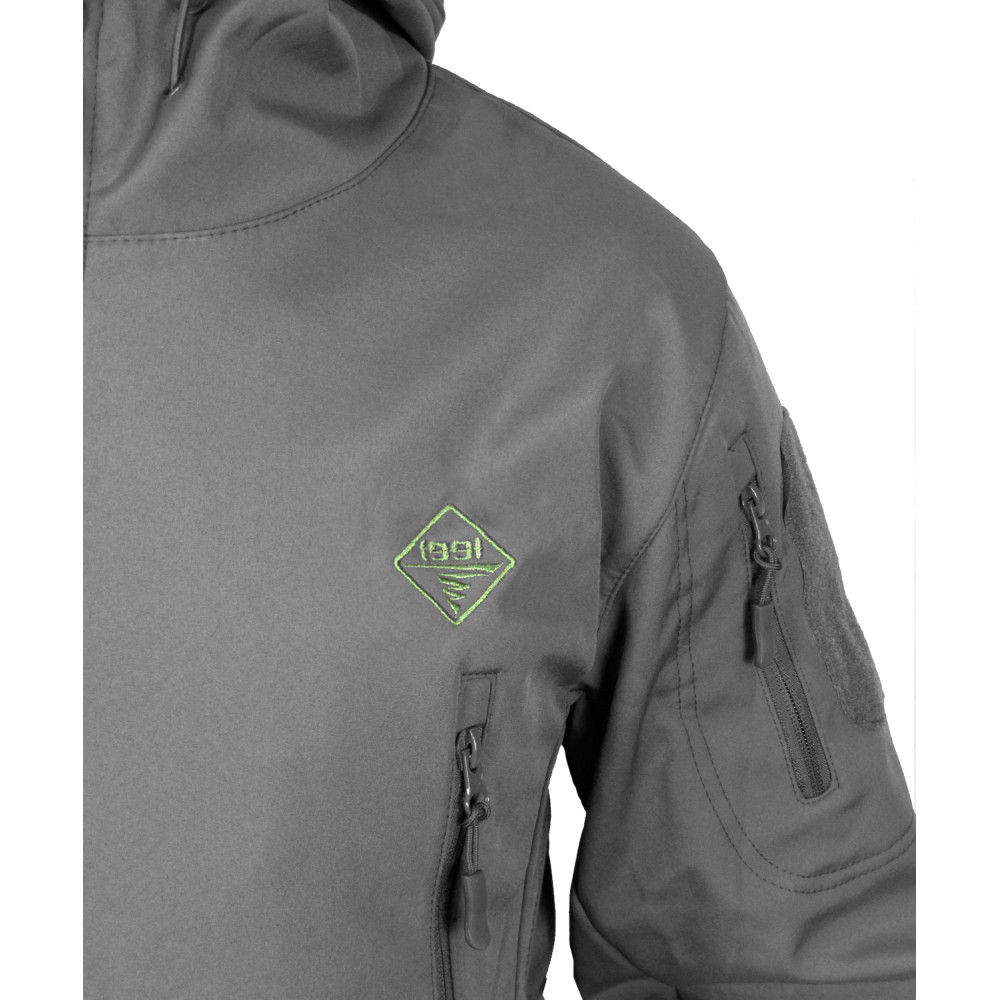 Tactical Waterproof Jacket SoftShell "1991" (Grey)