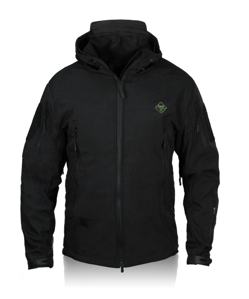 Тактична вологозахисна куртка SoftShell "1991" (Black)