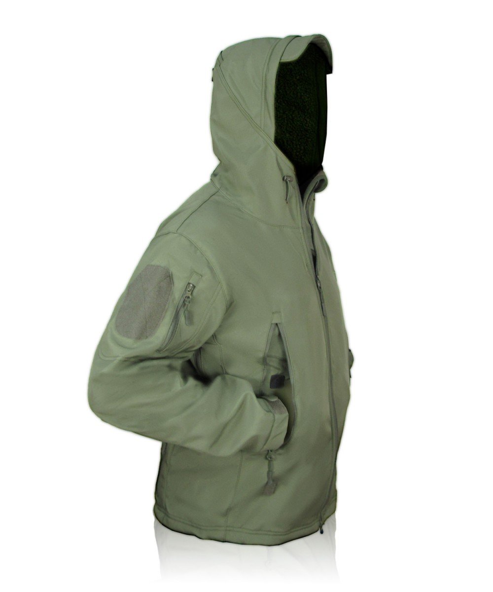 Tactical Waterproof Jacket SoftShell "1991" (Green)