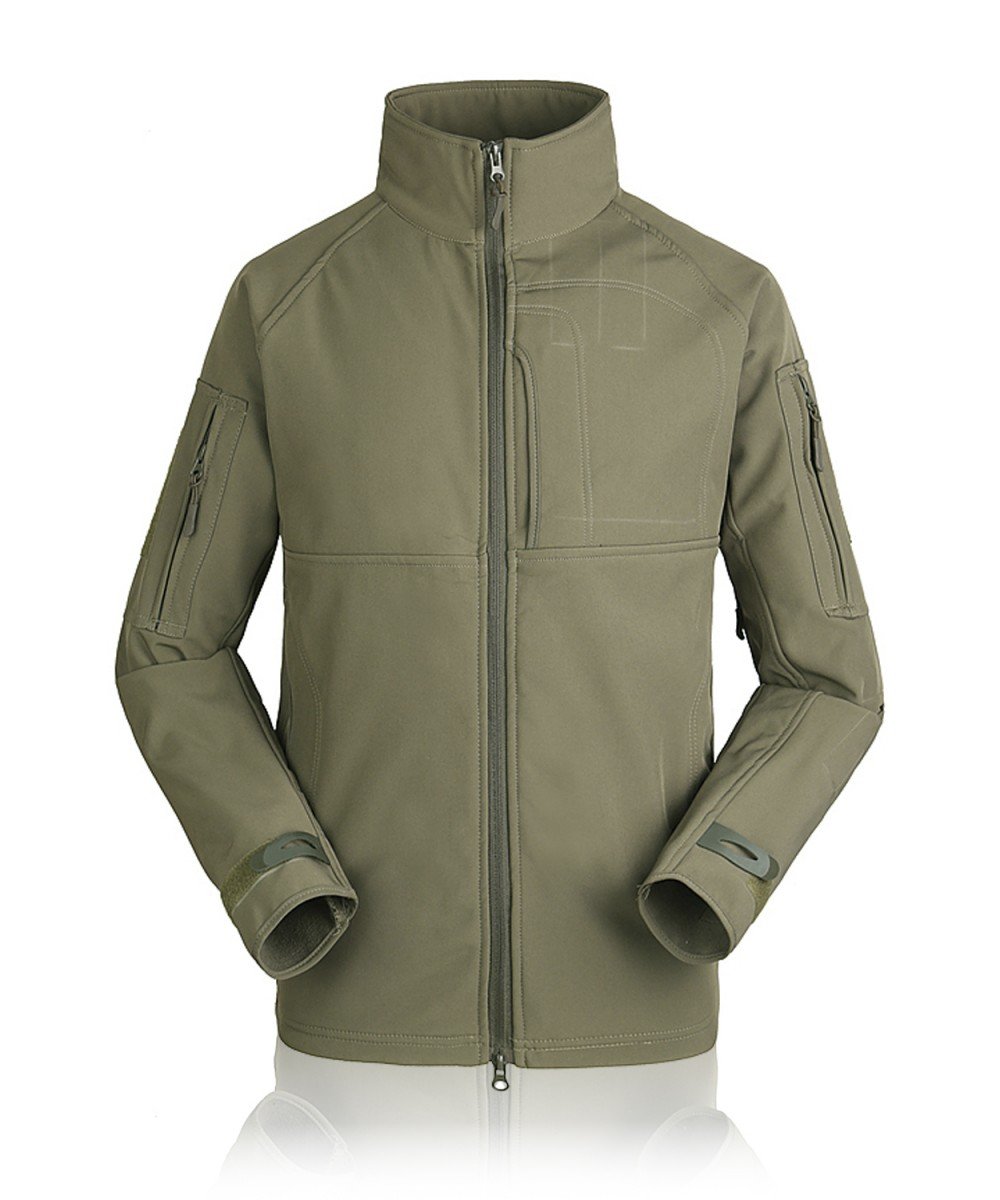 Tactical SoftShell Jacket "1991" with Fleece (Green)