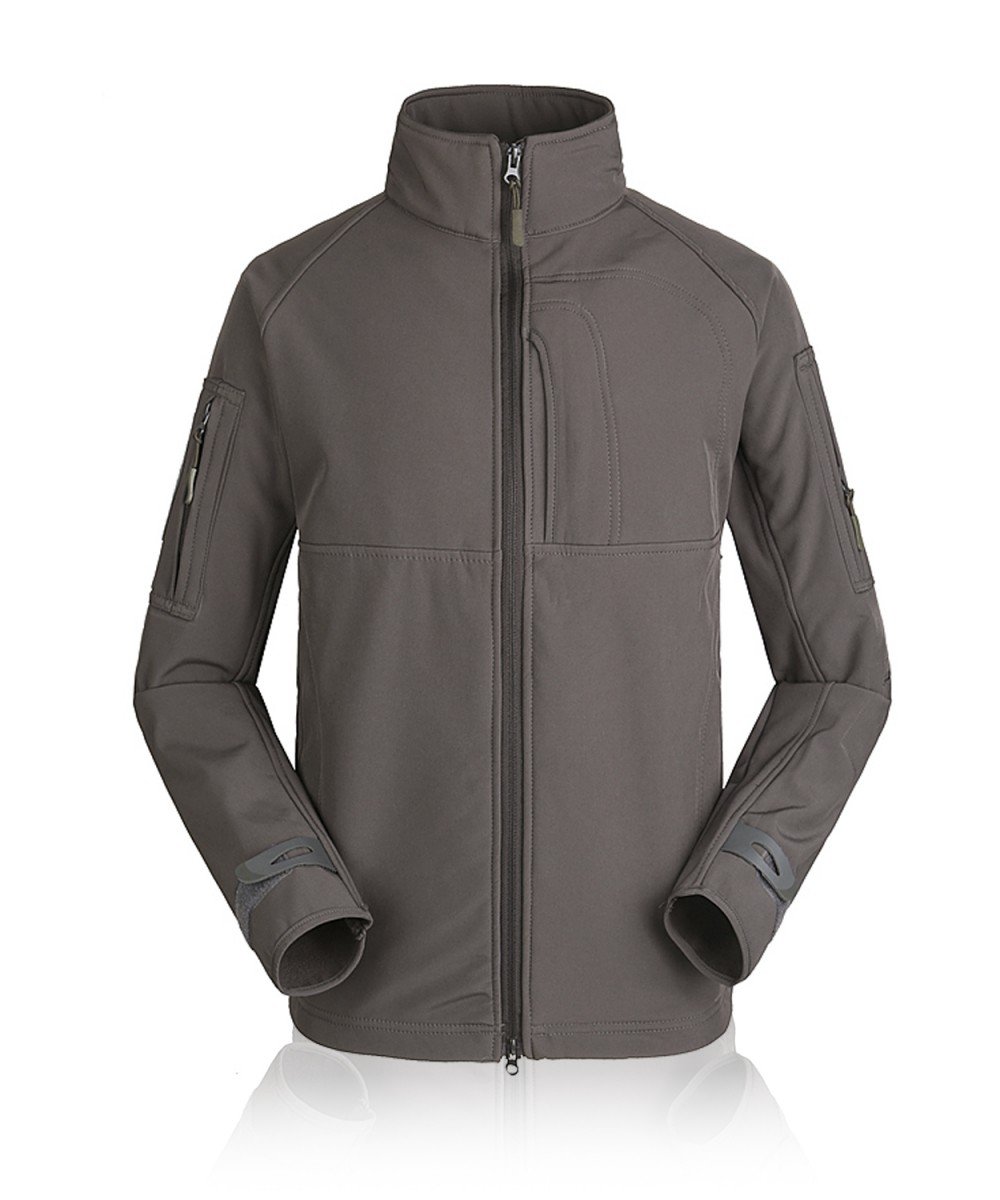 Тактична куртка SoftShell "1991" на флісі (Grey)