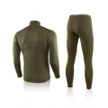 Set of thermal underwear "1991" winter fleece (green)