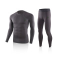 Fleece thermal underwear set "1991" (grey)
