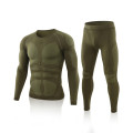 Seamless thermal underwear set "1991" (green)