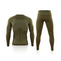 Seamless thermal underwear set "1991" (green)