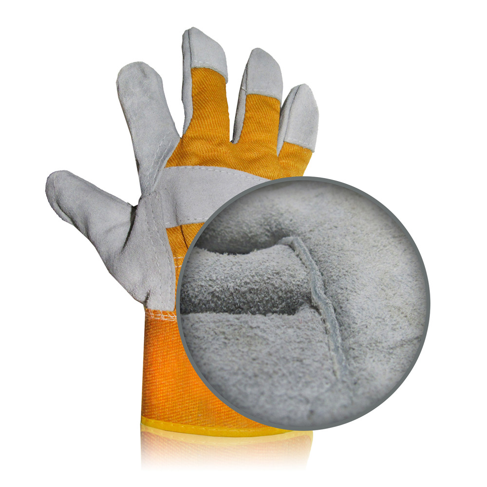 Combined spilk gloves