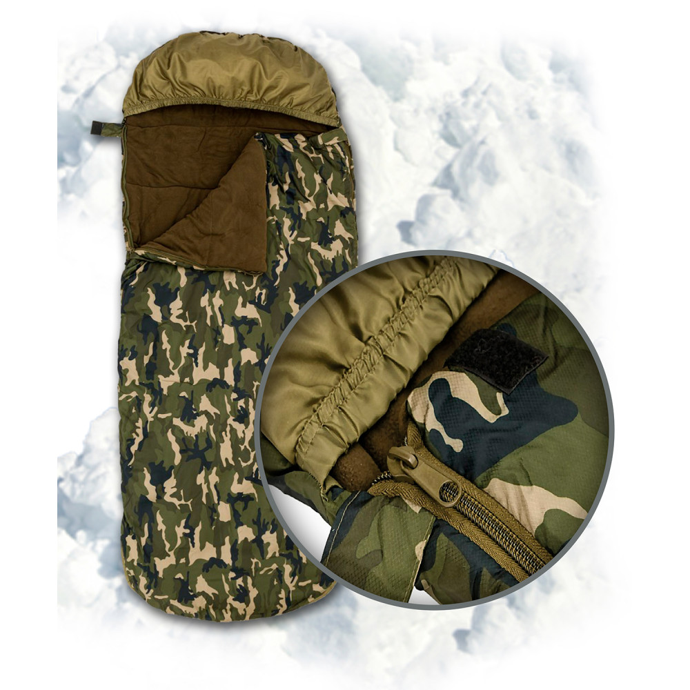 Камуфляжный спальный мешок 2150х900 мм