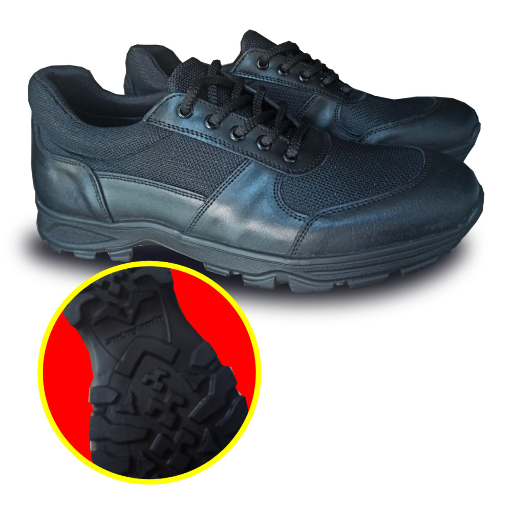 Tactical leather sneakers 