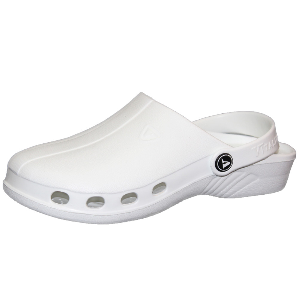 Pantolettes women's white 344W
