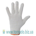 Knitted gloves with PVC dot (4 threads)