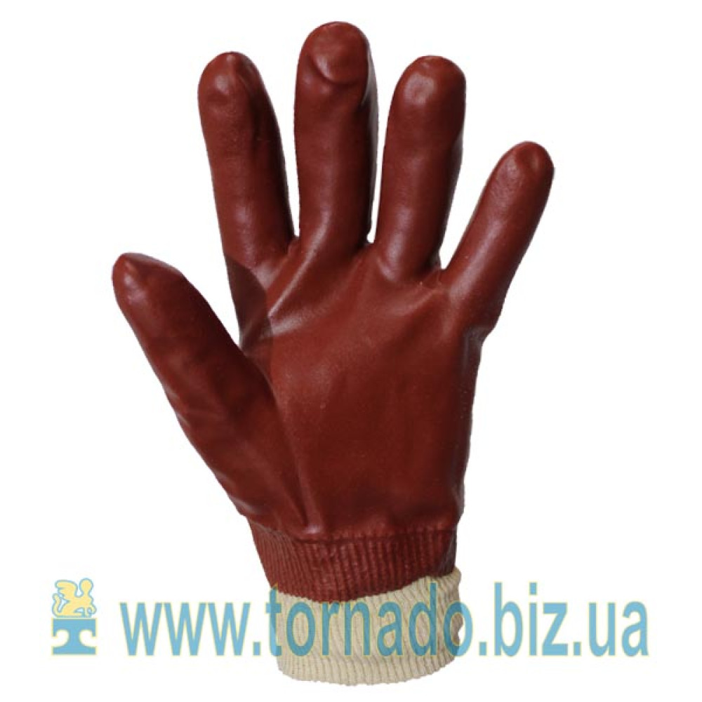 MBS gloves with cuff (PVC-coated knitted fabric) (please check the price with managers)