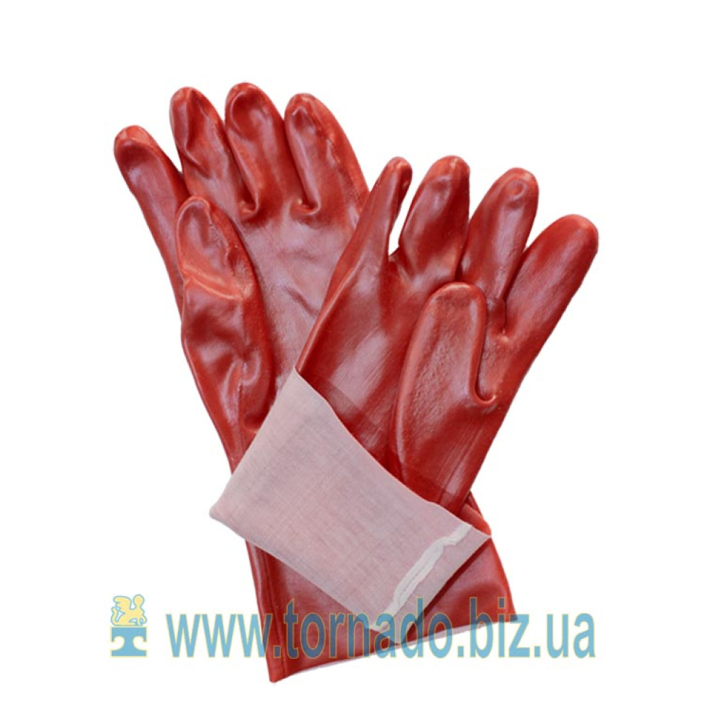 MBS gloves 35cm (PVC-coated knitted fabric)
