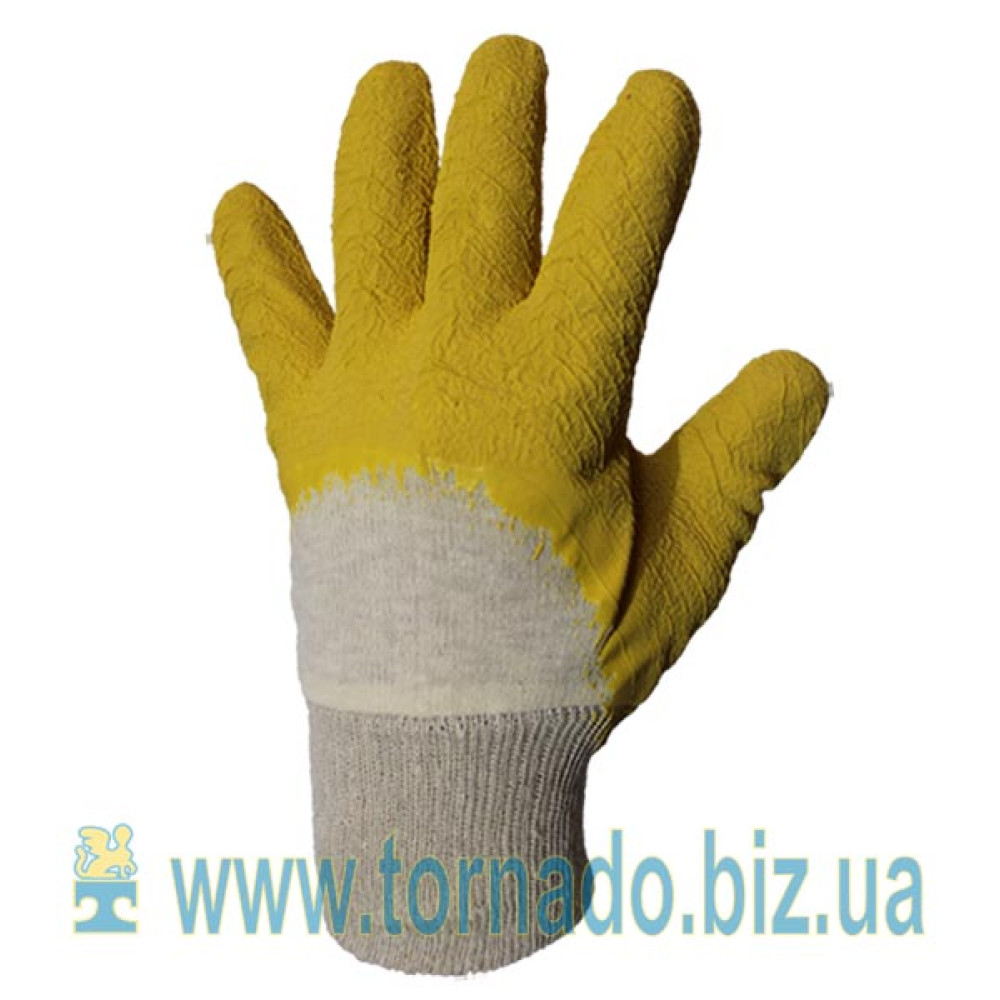TWITE gloves with embossed latex