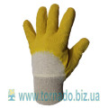 TWITE gloves with embossed latex
