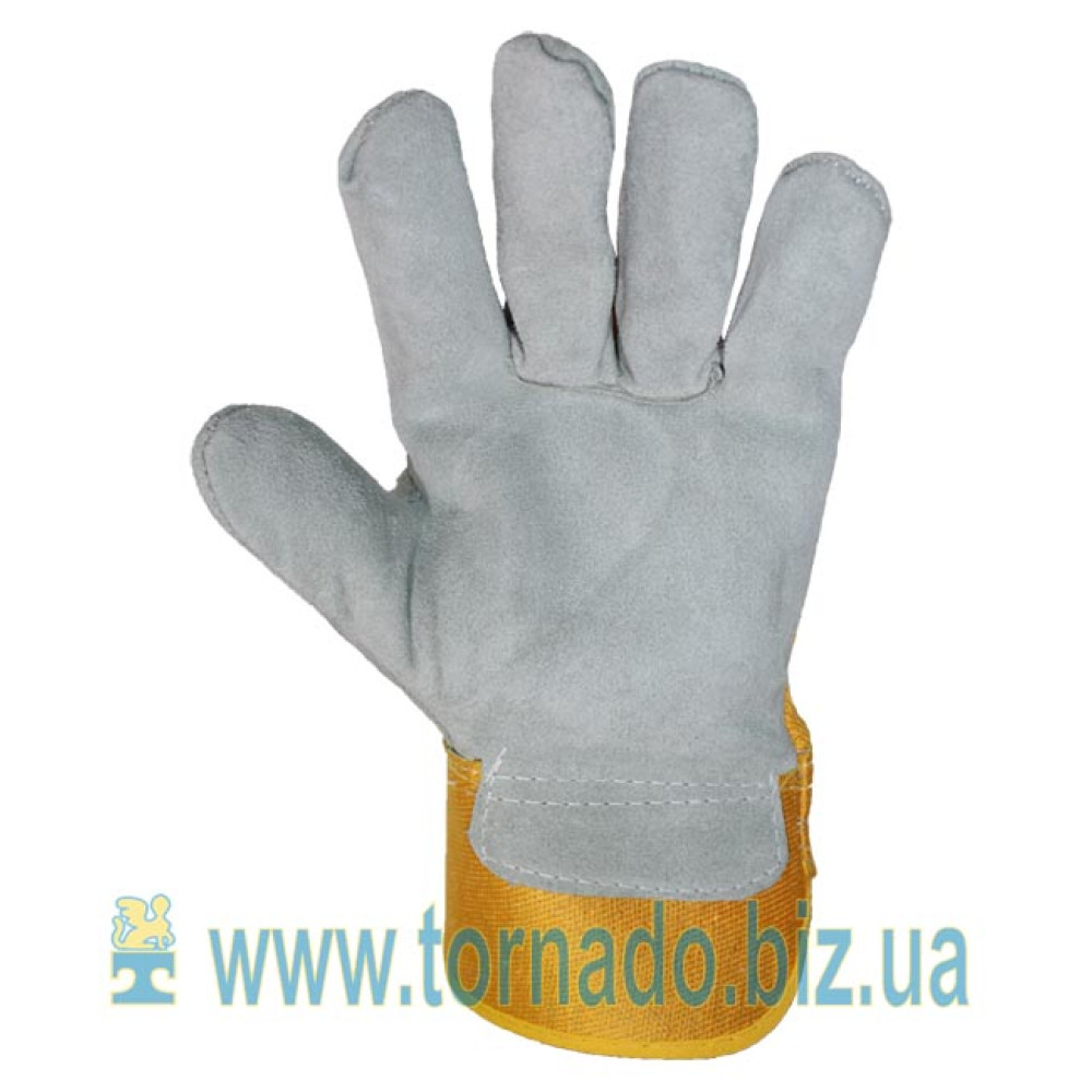 Reinforced combined spilk gloves
