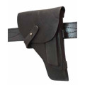 Leather belt holster closed (PM)