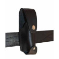 Leather belt pouch for gas canister TEREN-1