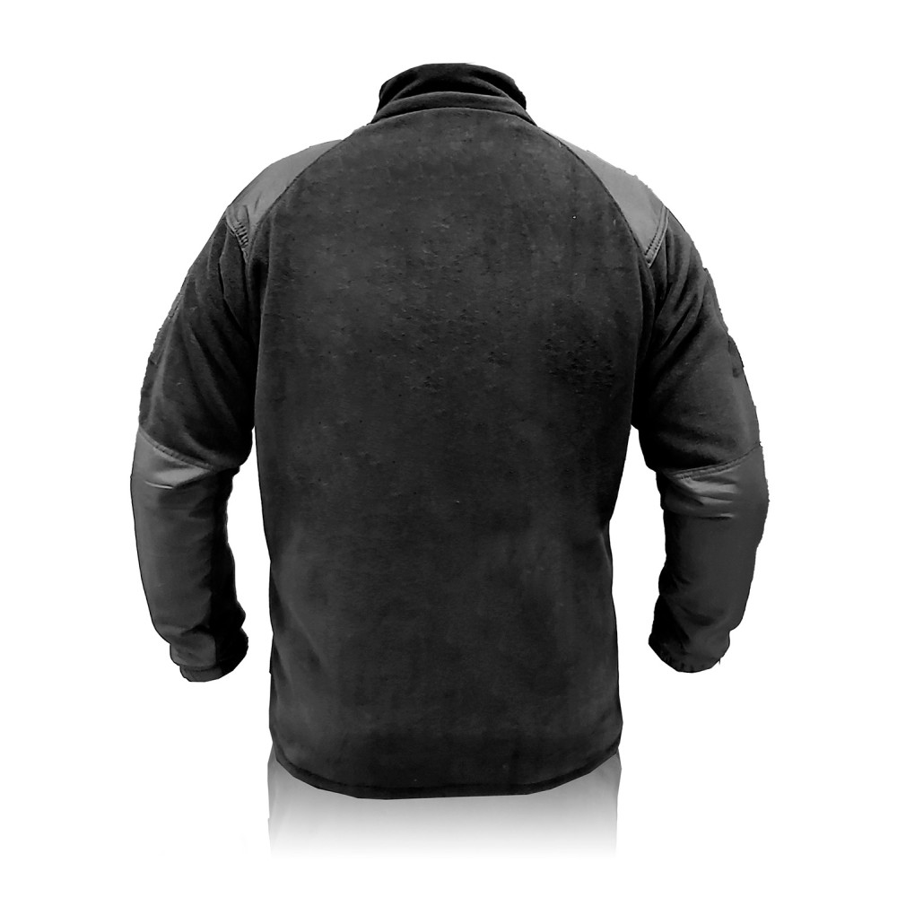 Black fleece sweatshirt