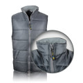 Insulated quilted vest t.gray