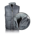 Insulated quilted vest t.gray