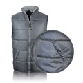 Insulated quilted vest t.gray