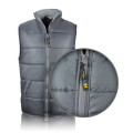 Insulated quilted vest t.gray