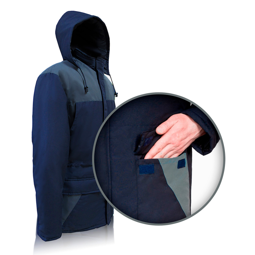 Warmed jacket 