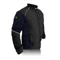 Blue softshell combo sweatshirt