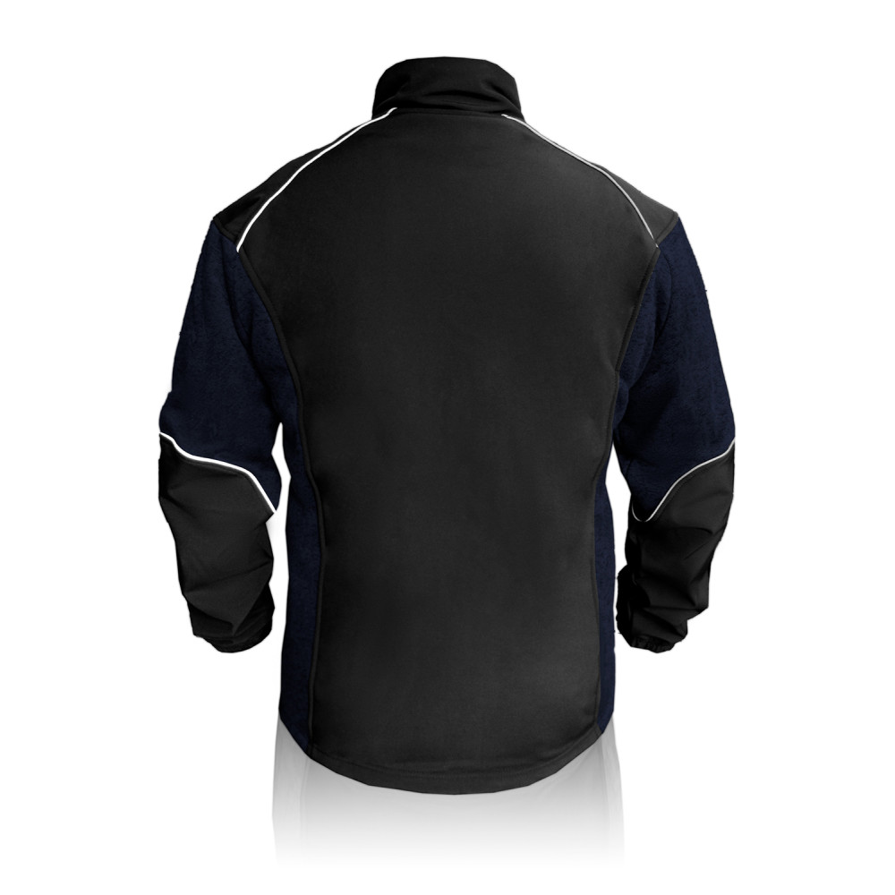 Blue softshell combo sweatshirt
