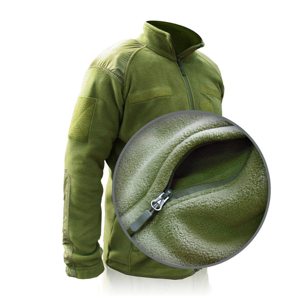 Olive fleece sweatshirt