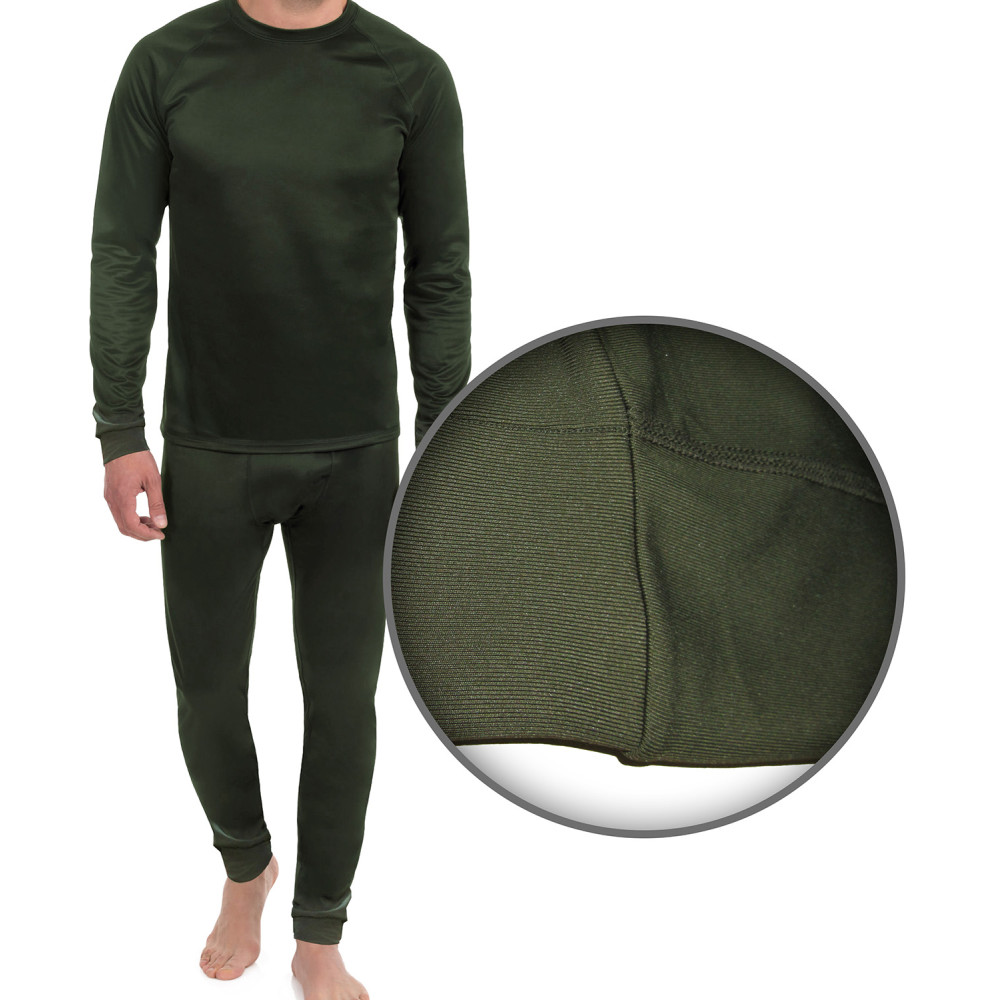 Diving thermal underwear on fleece (olive)