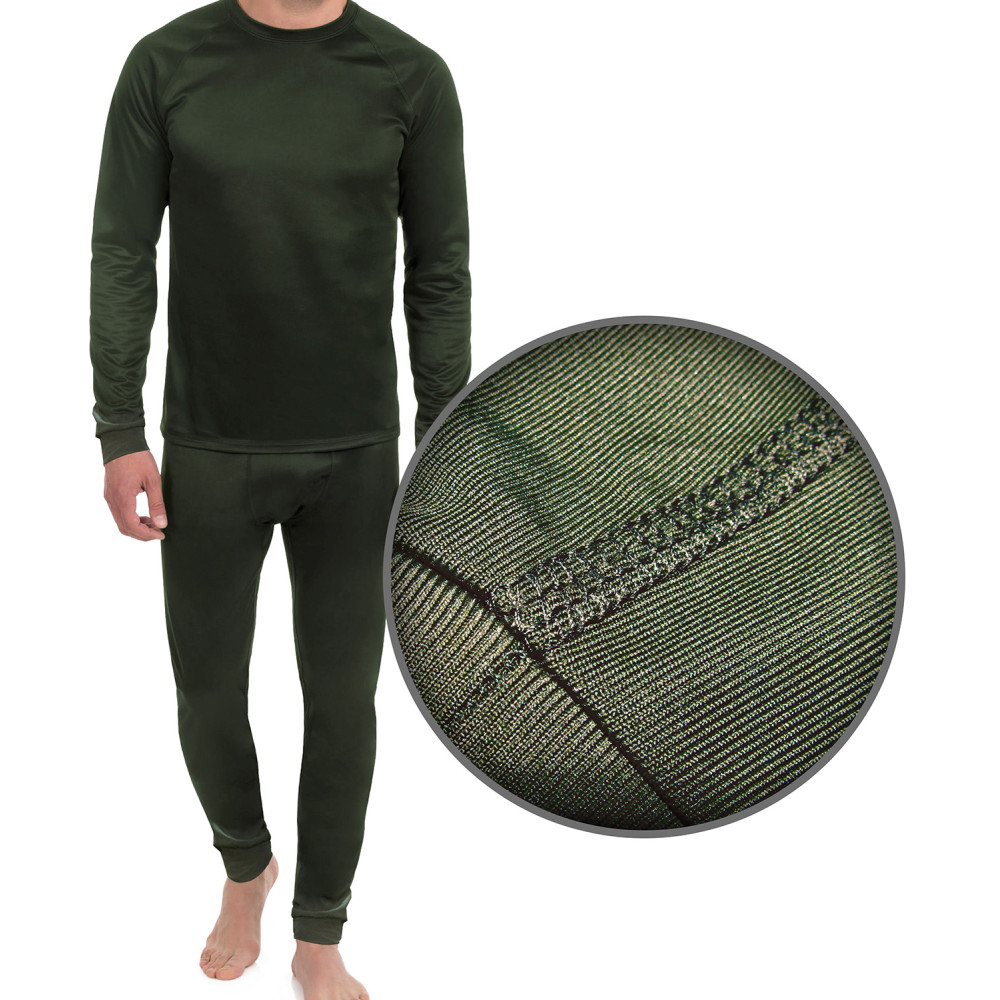 Diving thermal underwear on fleece (olive)