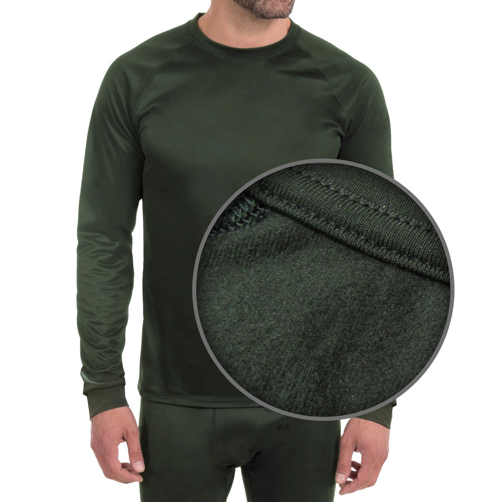 Diving thermal underwear on fleece (olive)
