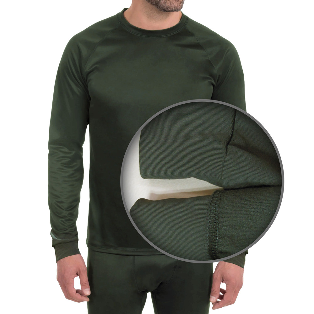 Diving thermal underwear on fleece (olive)