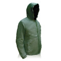 Windbreaker jacket in olive