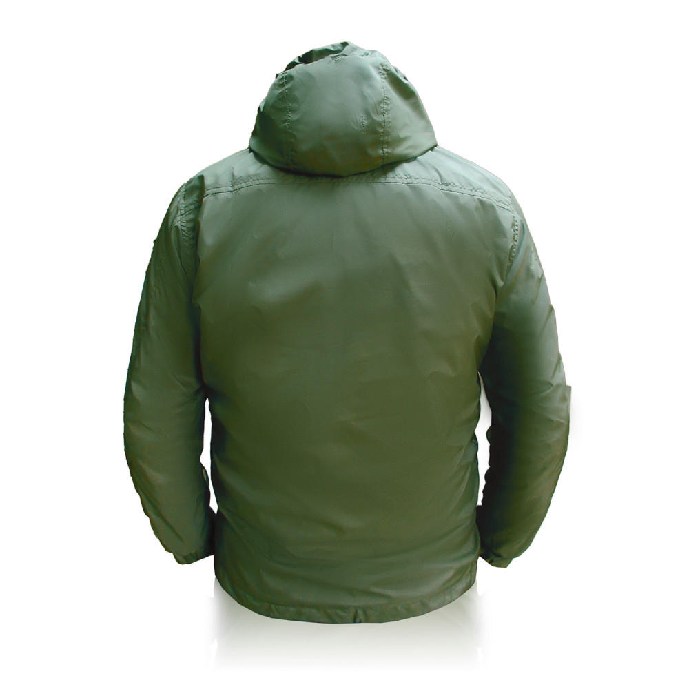 Windbreaker jacket in olive