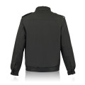 Security guard suits for men "Okhrana-Lux" black made of Rip-Stop fabric.