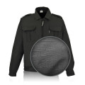 Security guard suits for men "Okhrana-Lux" black made of Rip-Stop fabric.