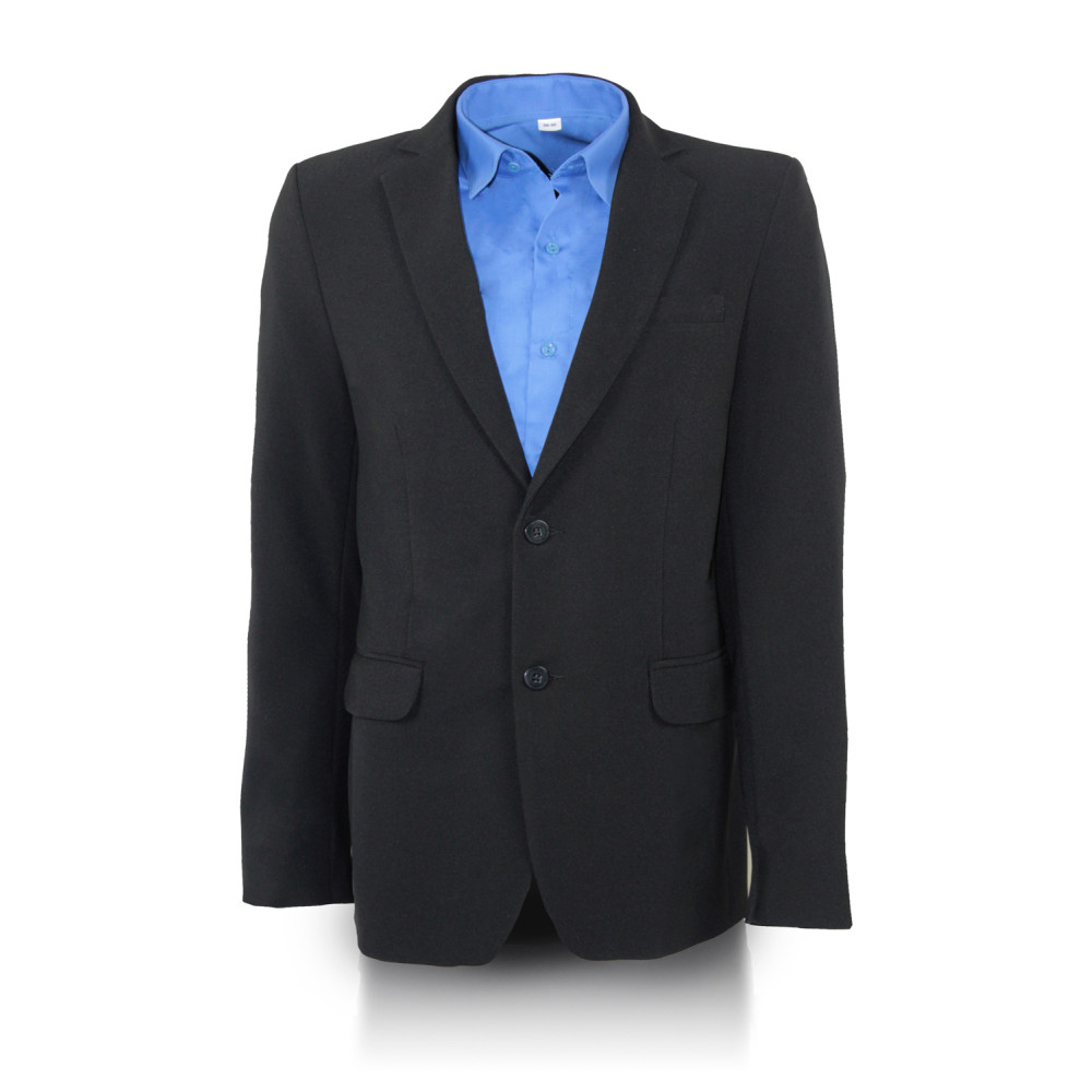 Uniform shirt short sleeve dark blue with elastic band