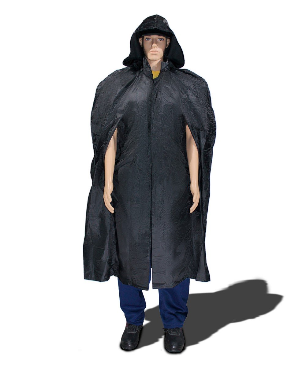 Black cape coat