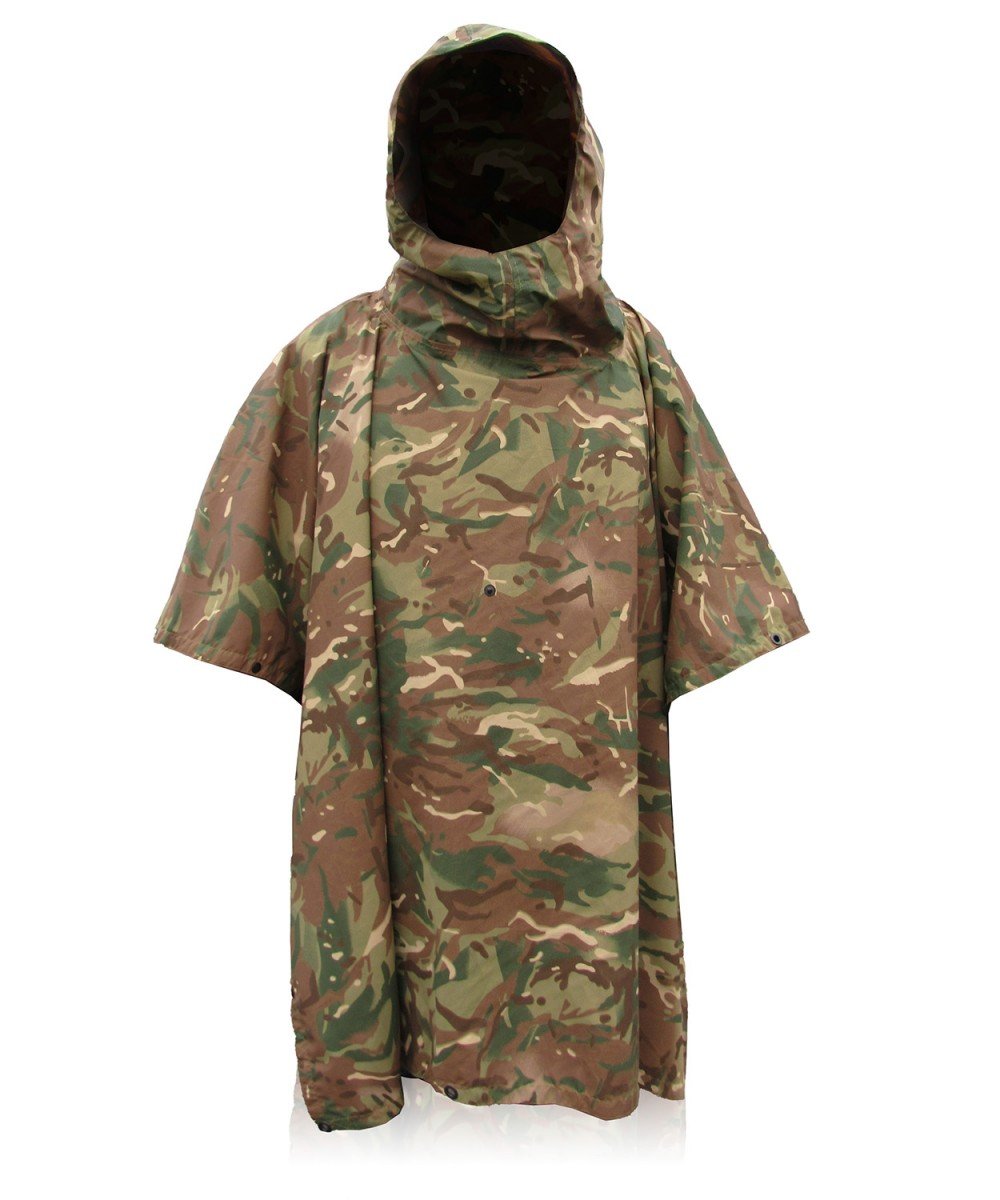 Poncho camouflaged multicam 
