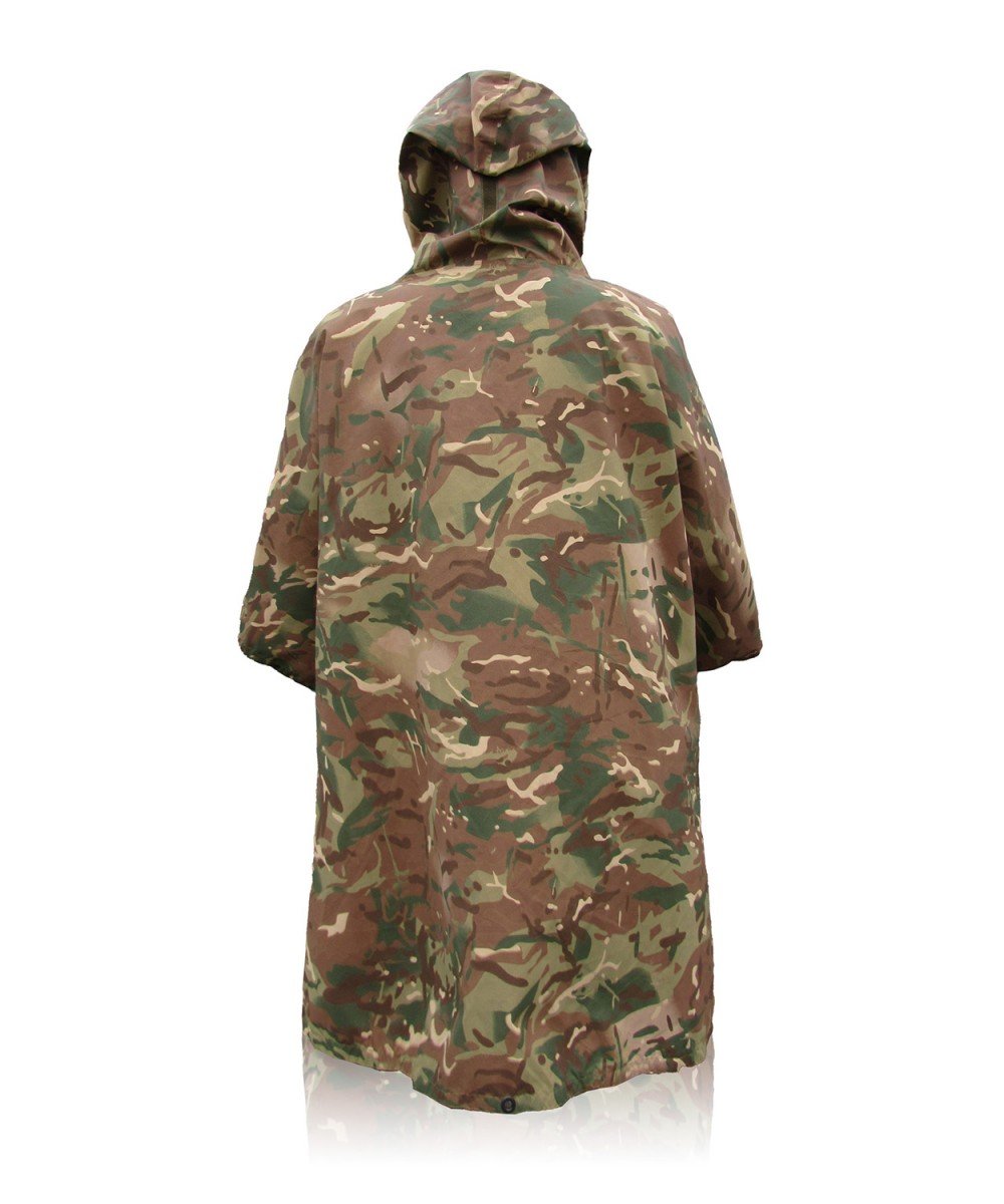Poncho camouflaged multicam 