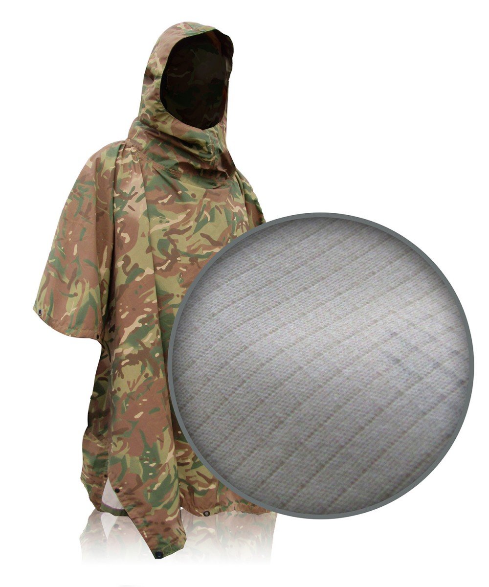 Poncho camouflaged multicam 