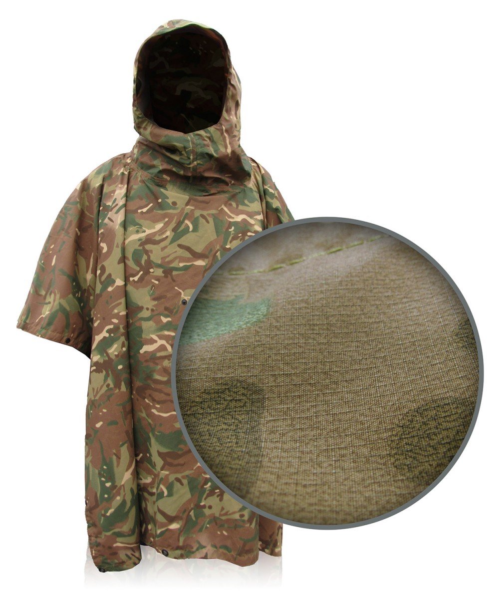 Poncho camouflaged multicam 