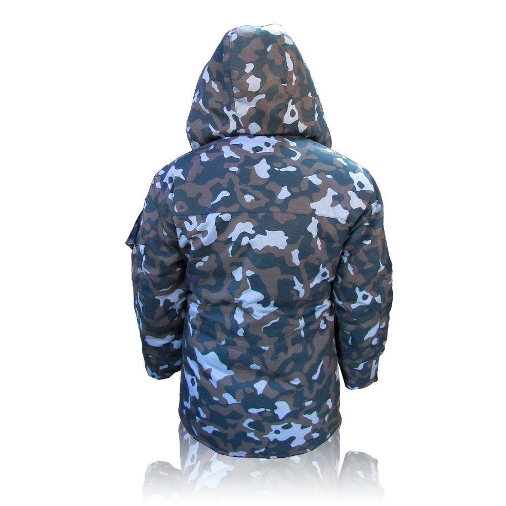Jacket "Britanka" camouflage. "City" with fleece lining.